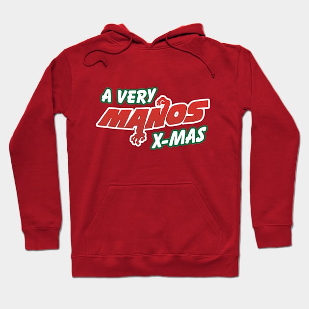 A Very Manos X-Mas! Hoodie by Movie Vigilante